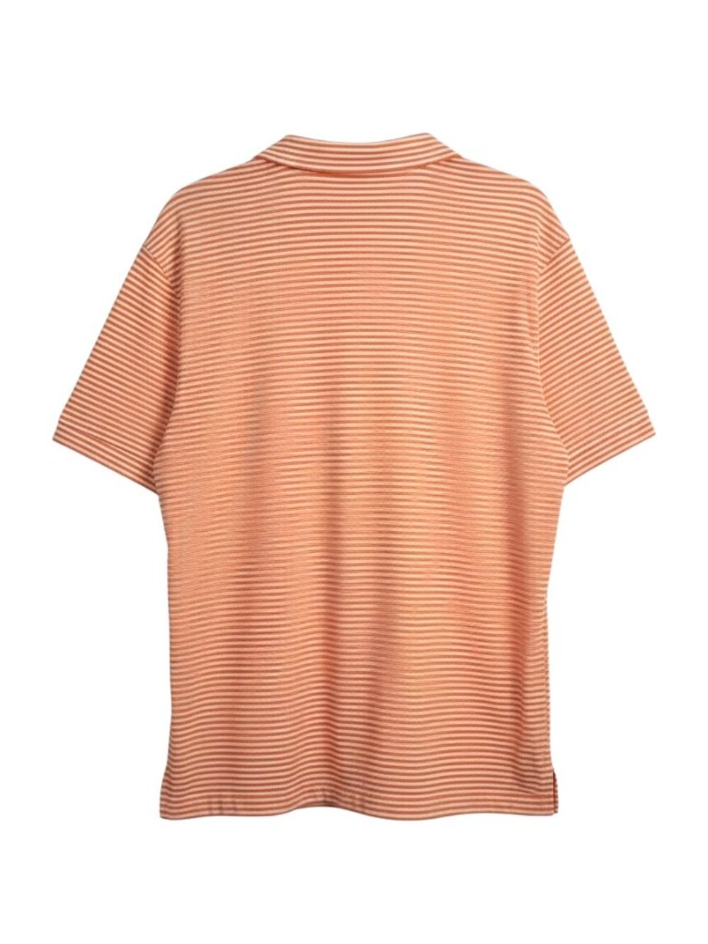 Vineyard Vines Classic Fit Mens Polo Golf Shirt Top Knit Stripe Orange XL - Picture 4 of 6